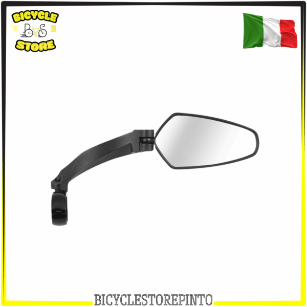 Specchietto Retrovisore TOUR Destro – Regolabile 360°, Nero