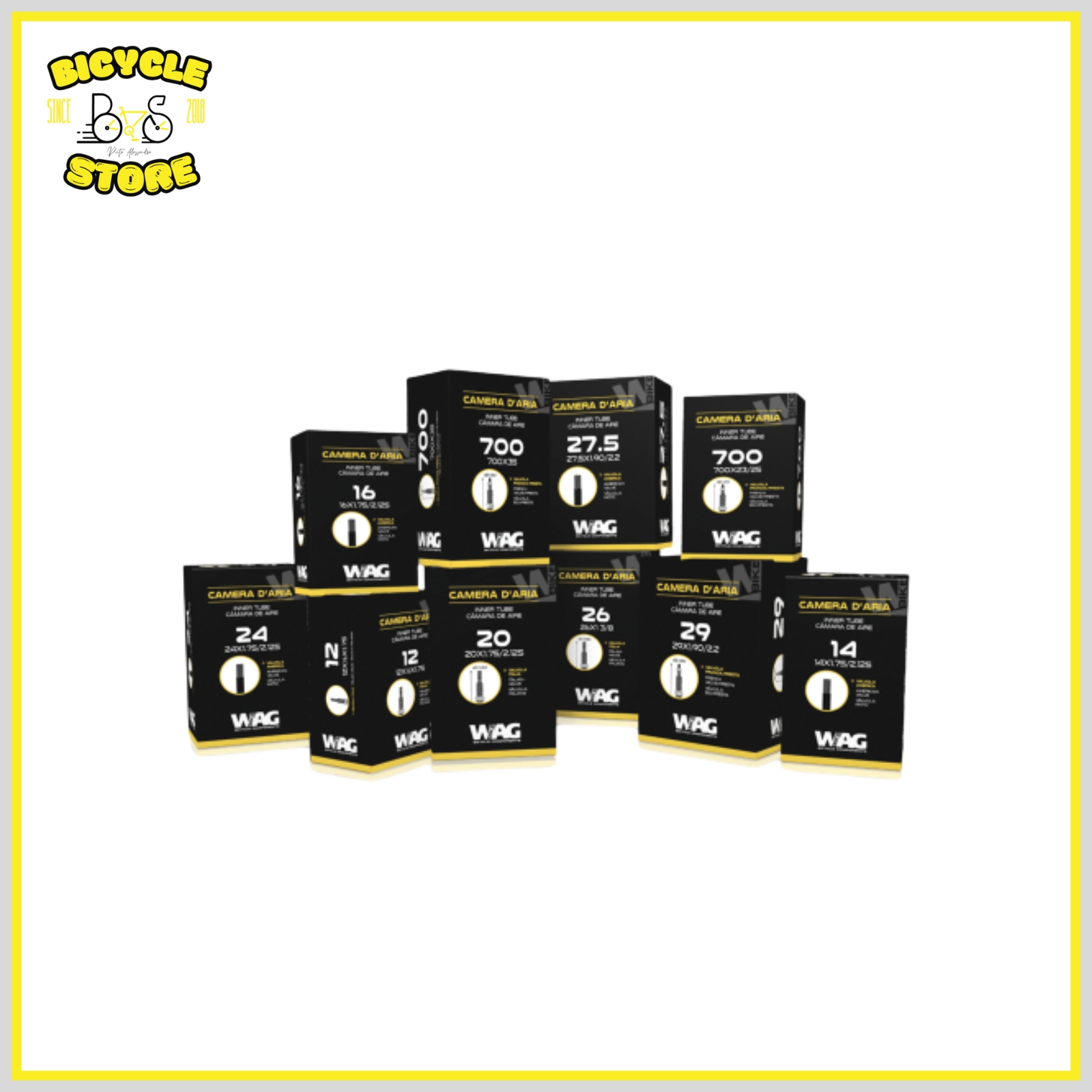 CAMERA D'ARIA 700 X 35/40 WAG, VALVOLA ITALIA 40 MM