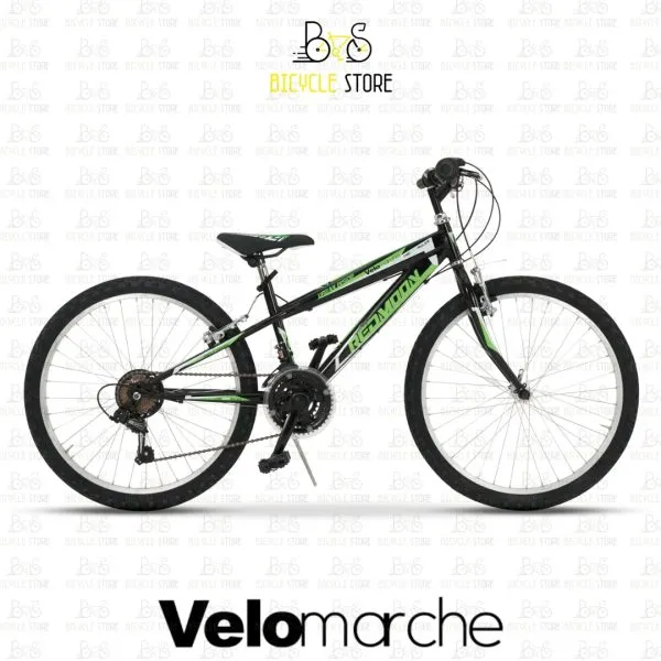 BICICLETTA MUSCOLARE MTB VELOMARCHE RED MOON 24 18V MAN ACCIAIO