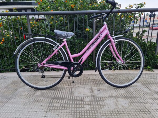 BICICLETTA A MUSCOLO CERIBIKE LADY MONOTUBO 28" 6V  ALLUMINIO