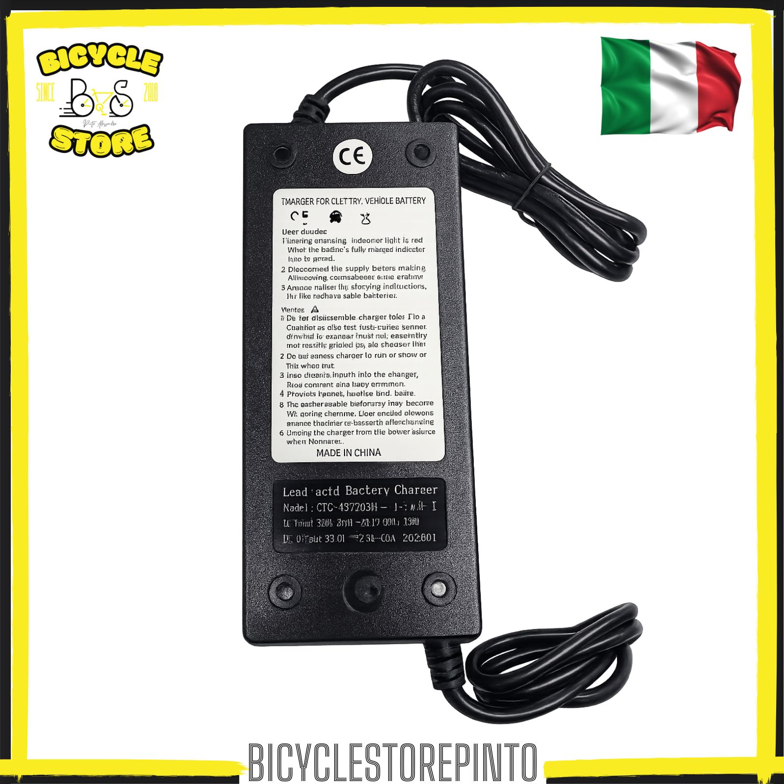 Caricabatterie 48V 2A per Batterie al Piombo – Scooter Elettrici - immagine 3
