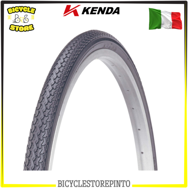 Copertone K199 26 x 1 3/8 – ETRTO 37-590, Nero, Cerchietto Rigido, 22 TPI