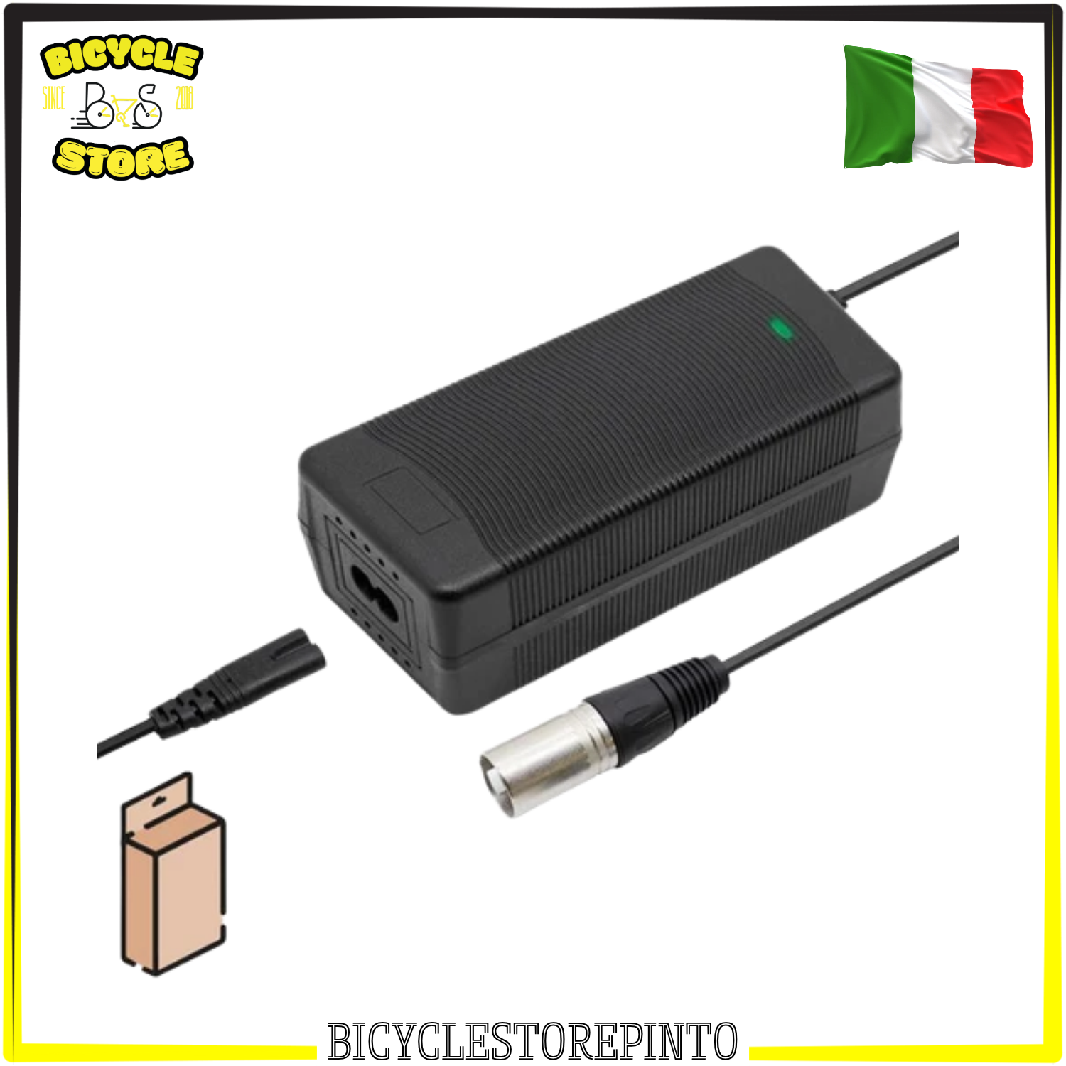 Caricabatterie per Batterie al Litio XLR 36V 2A – Uscita 42V, Ventilazione Forzata