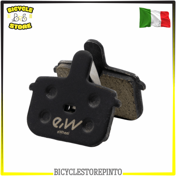 Pastiglia Freno RT001-R Rettangolare in Resina con Aletta e Molla Centrale – 34x20 mm