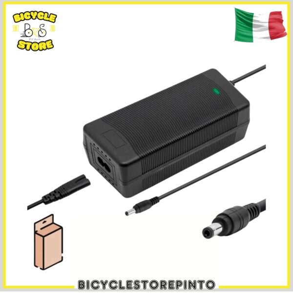 Caricabatterie 42V 2A per Monopattino / eBike – Connettore DC 5.5x2.5 mm