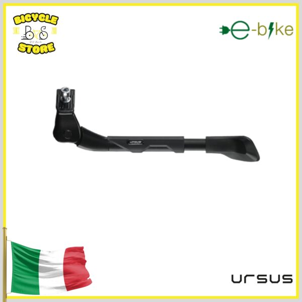 Cavalletto Laterale Centrale KING EVO 78 – Attacco Diretto al Telaio, Nero