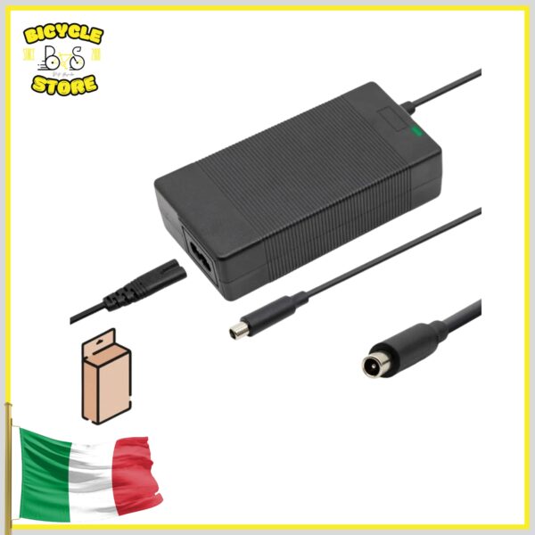 CARICABATTERIE MONOPATTINO ELETTRICO XIAOMI E COMPATIBILI 36V 1.8Ah DC 8mm