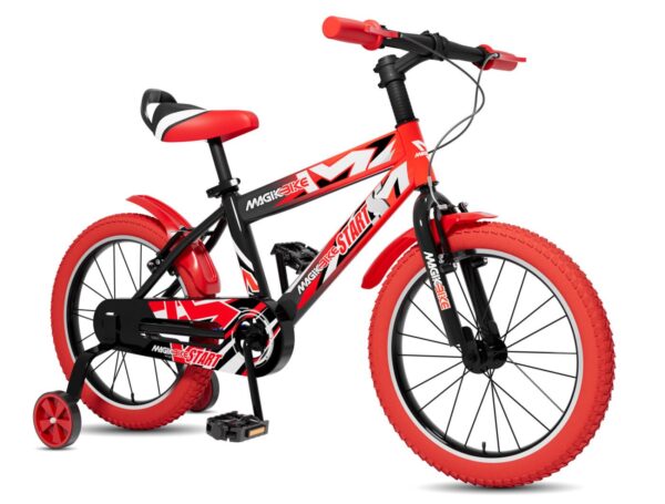 BICICLETTA BAMBINO START PRO 16" BICOLOR ROSSA