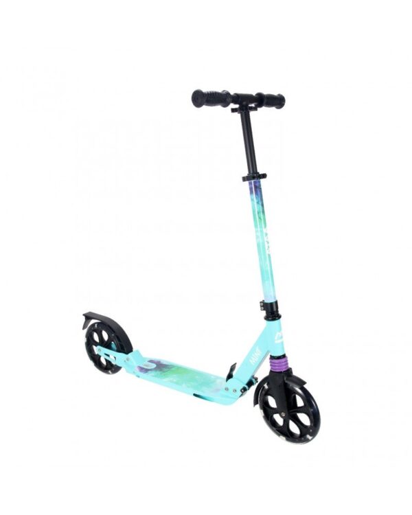 MONOPATTINO MUSCOLARE CON RUOTE LUMINOSE MINT