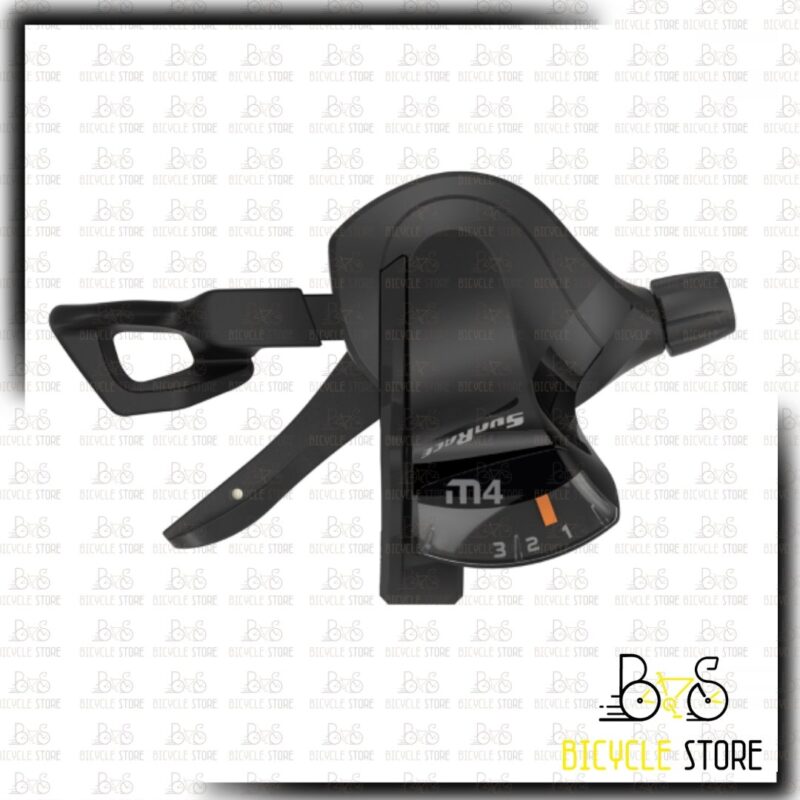 COMANDO CAMBIO DLM 403 COMPATIBILE SHIMANO - 3X, SINISTRO, COLLARINO, CON DISPLAY, NERO