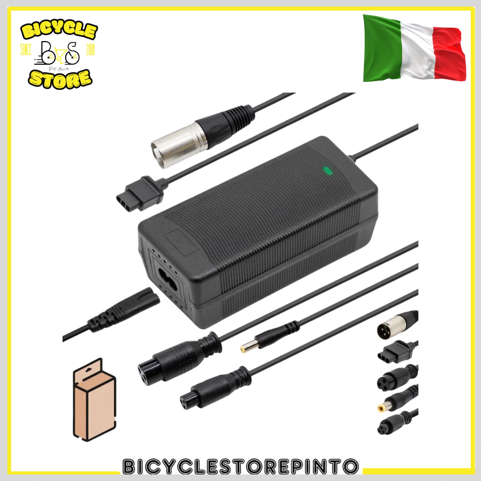 Caricabatterie 48V 2A Multiconnettore 48V 2A – Uscita 54,6V