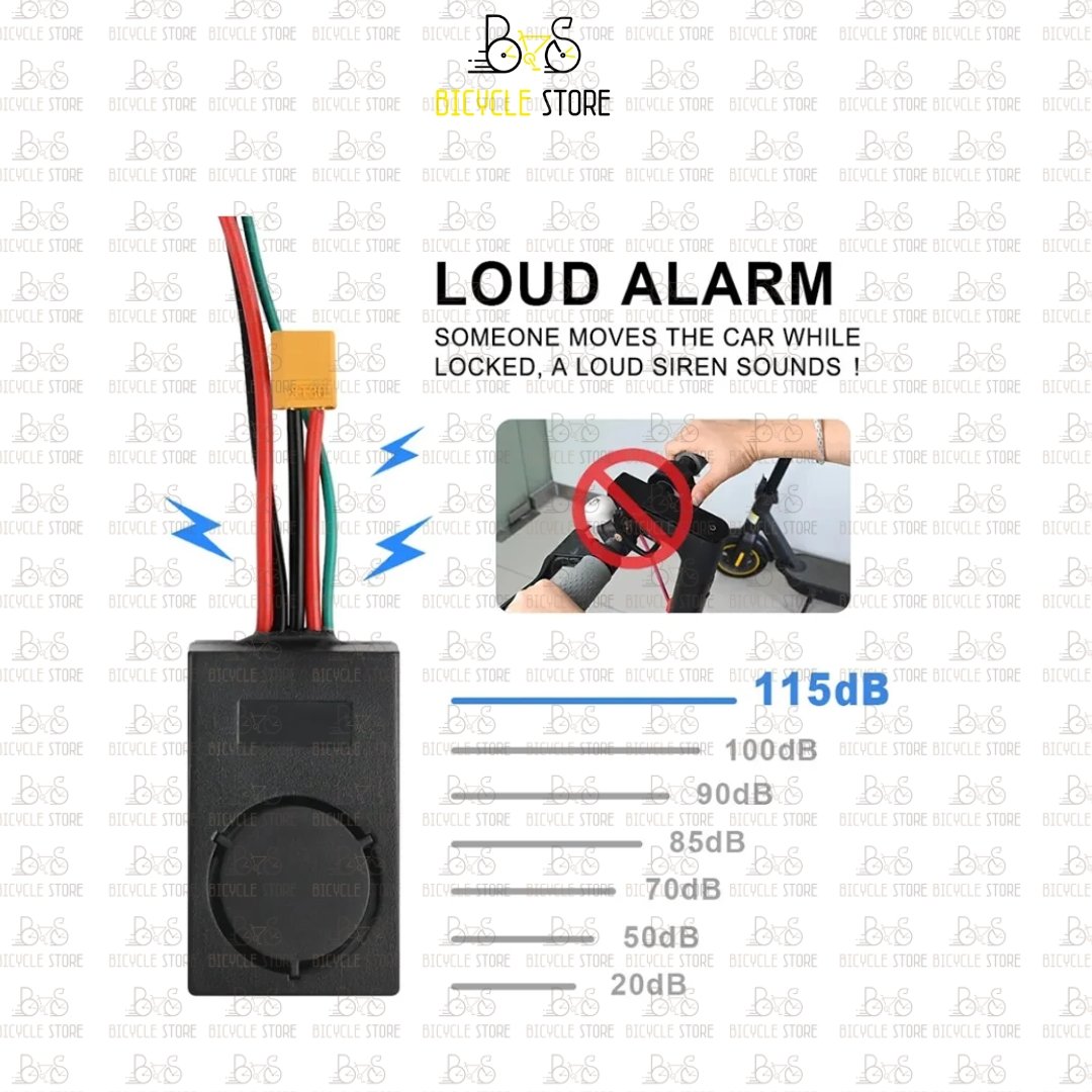 Allarme con telecomando per monopattino elettrico e bici elettrica XT60 36V - immagine 3