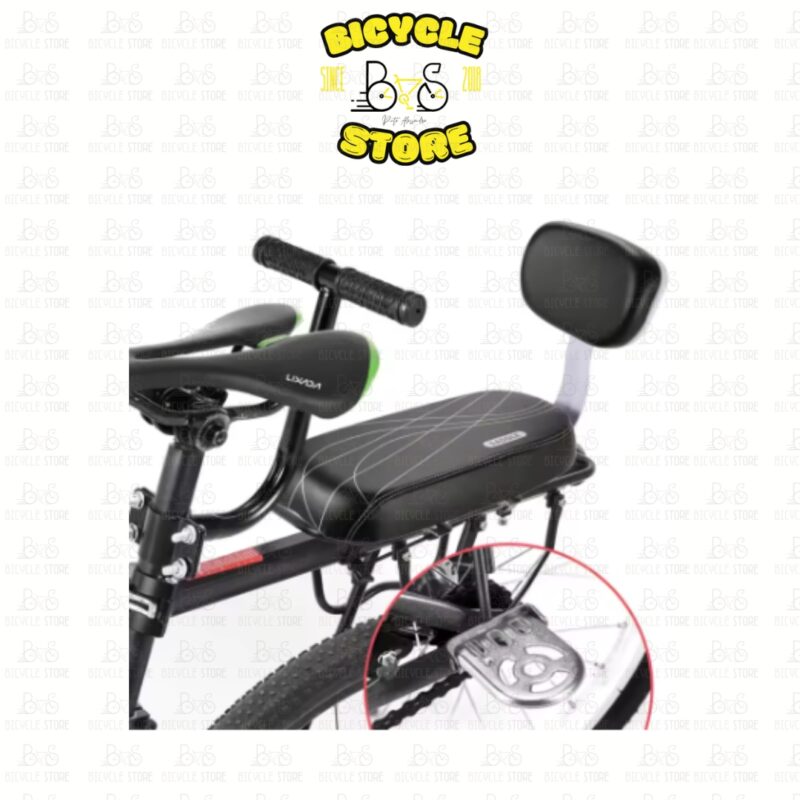 SEGGIOLINO POSTERIORE KIT COMPLETO NERO/BIANCO - immagine 5