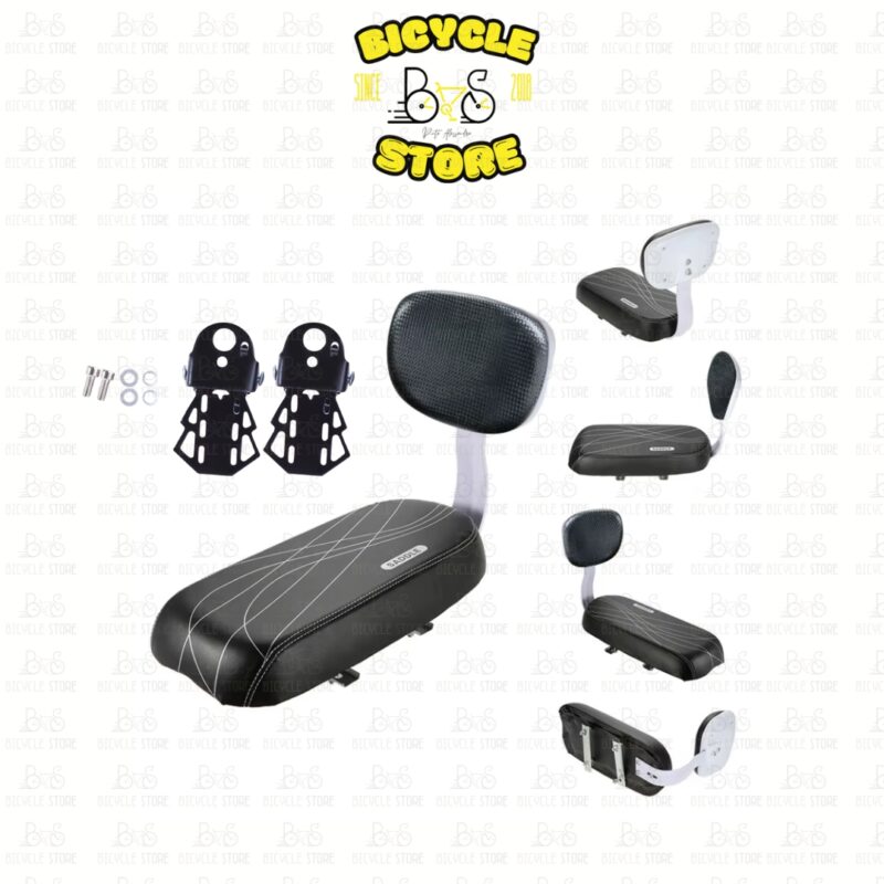 SEGGIOLINO POSTERIORE KIT COMPLETO NERO/BIANCO