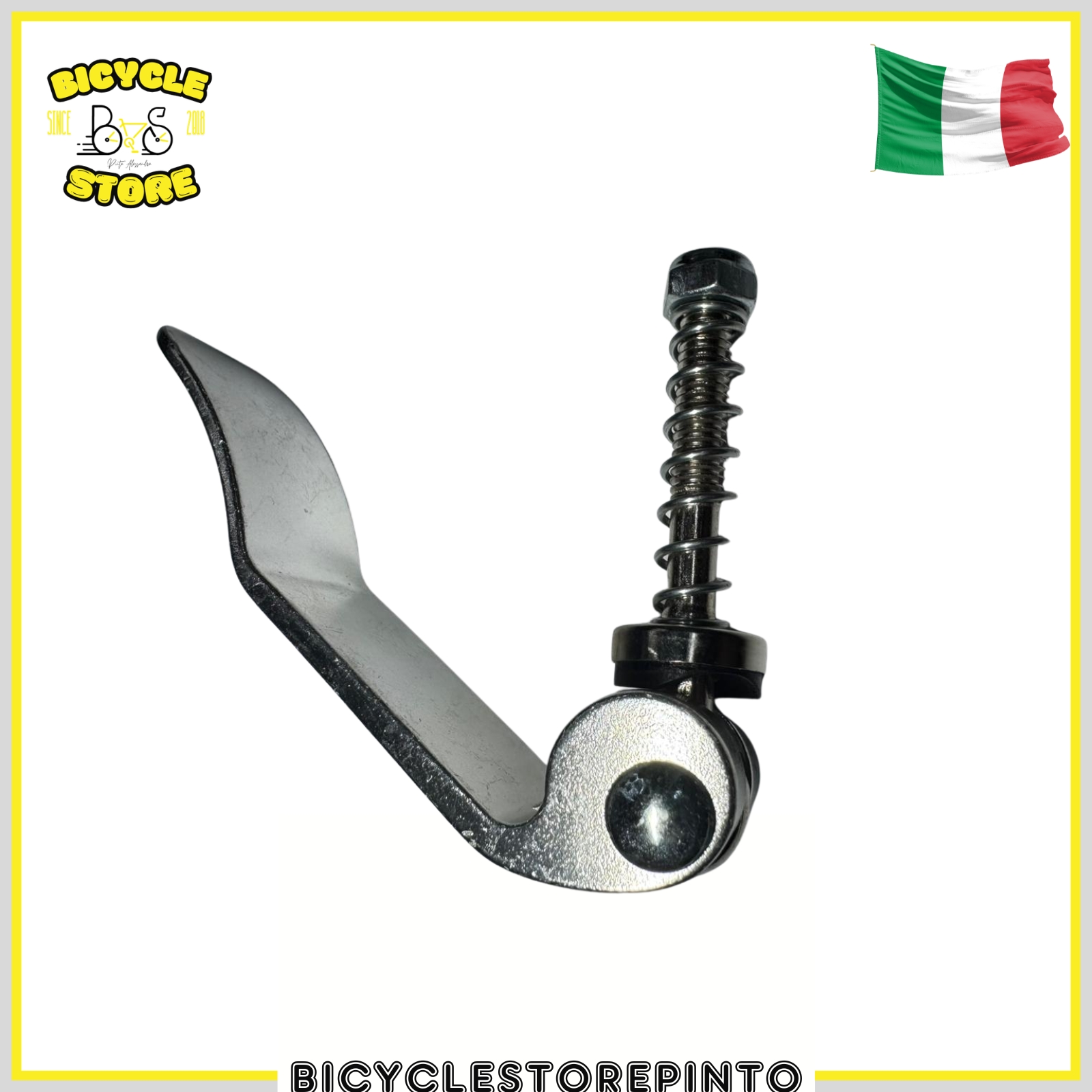 Gancio Clip Chiusura Telaio E-Bike Pieghevole – Kit con Perno, Molla e Dado - immagine 3