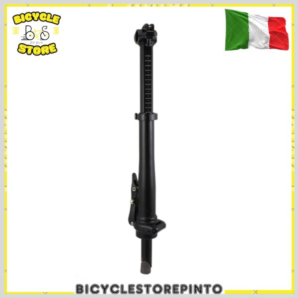 Piantone Manubrio Pieghevole Fat Bike a Filetto – Nero