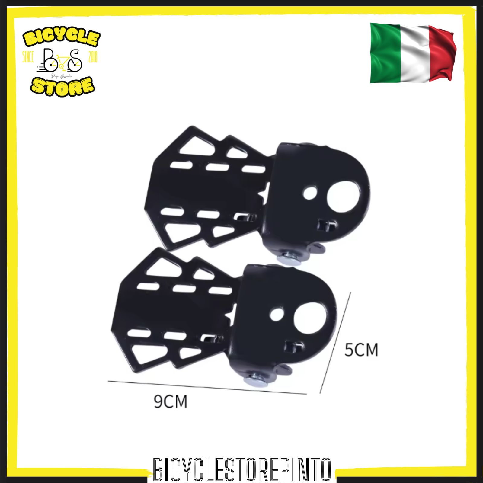 Seggiolino Posteriore Kit Completo Nero/Bianco per Bicicletta - immagine 3