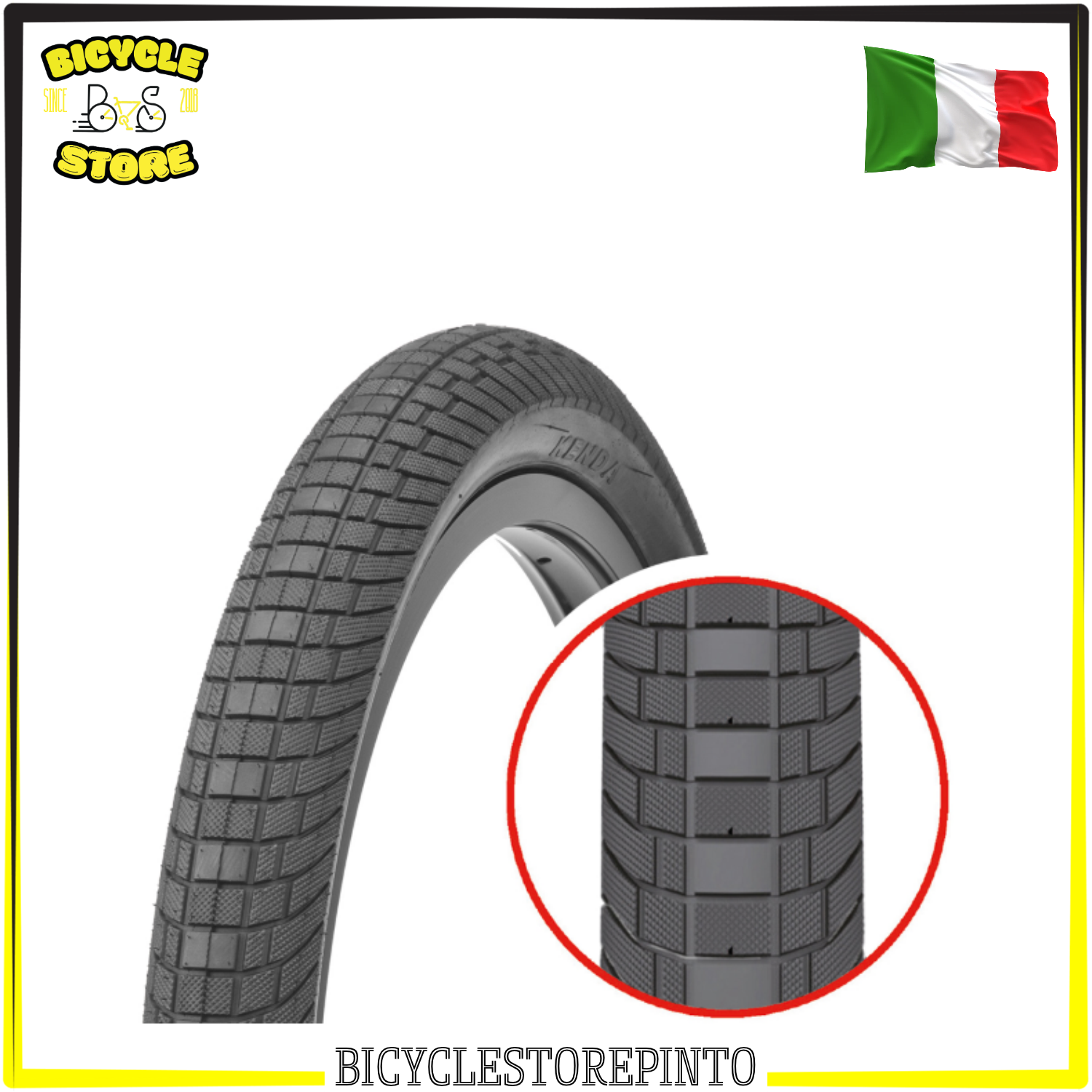 Copertone KENDA KWICK 29x2.00 K1052 Nero Reflective – E-Bike E-50, DTC, KS, Rigido, Urban e City