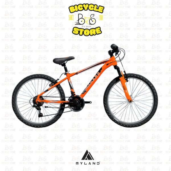 BICICLETTA MUSCOLARE MYLAND REACTION 26 ARANCIO 18V