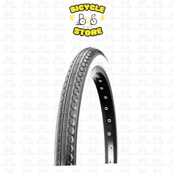 COPERTONE 20X1.75 BIANCO/NERO C213  (47-406)