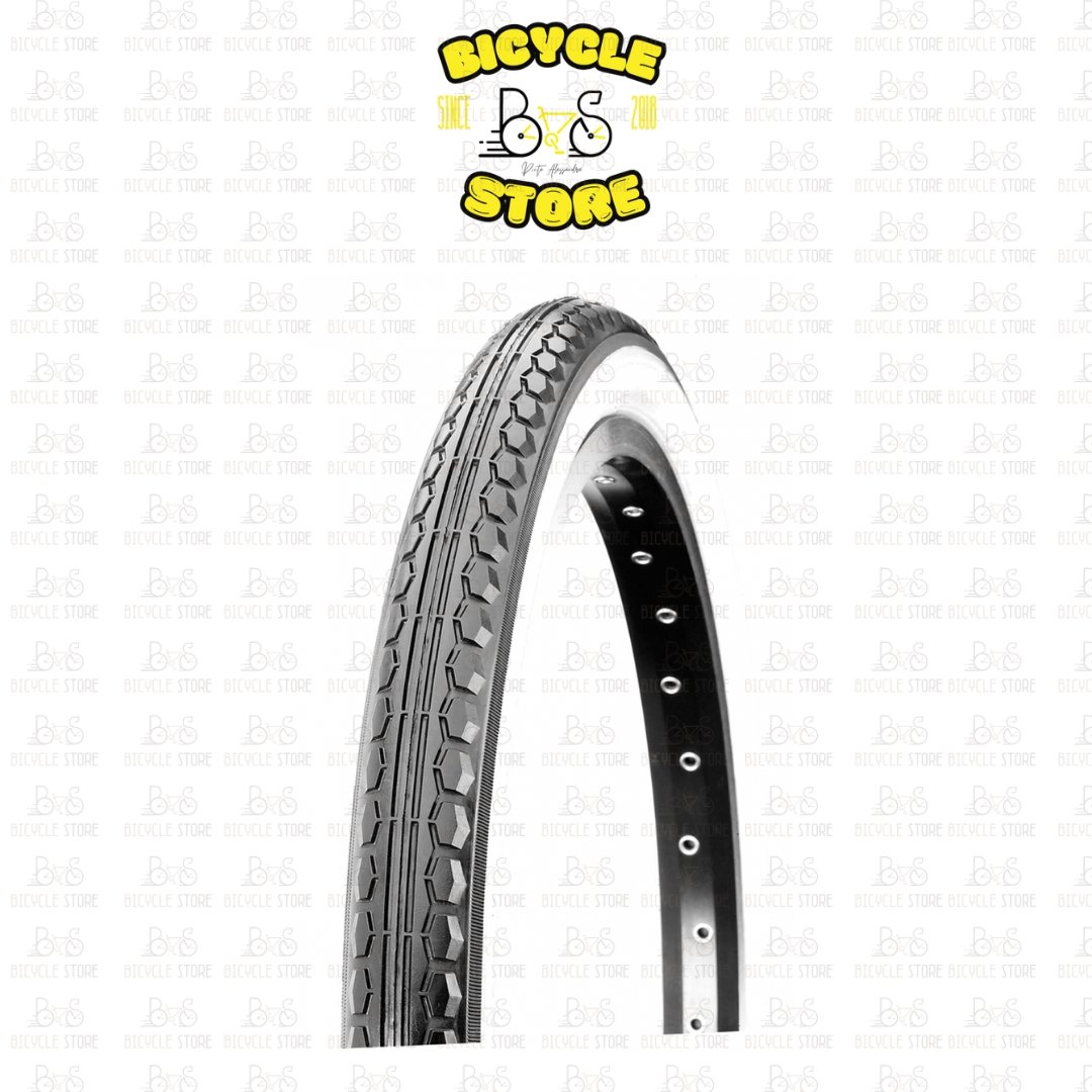 COPERTONE 20X1.75 BIANCO/NERO C213  (47-406)
