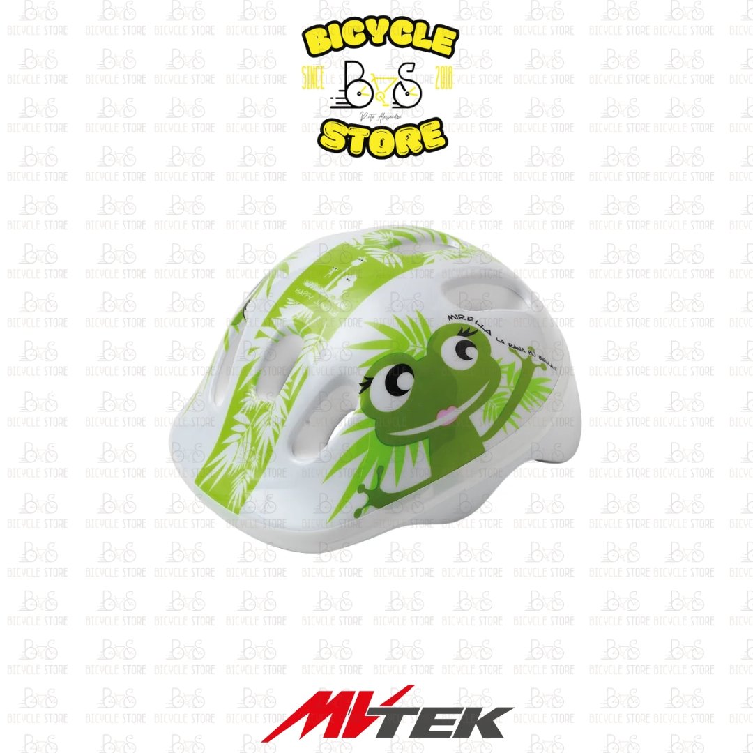 Casco Baby Happy Jungle MIRELLA Verde - Taglia XS (44/48cm)