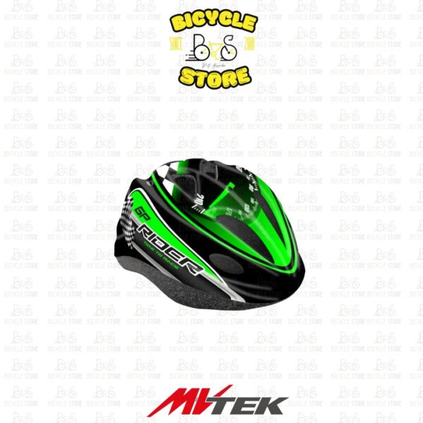 Casco Junior GP-RIDER Verde - Taglia Unica (52/56cm)