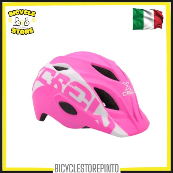 Casco Junior X-CREW Ciclamino – Taglia M (52/56 cm)