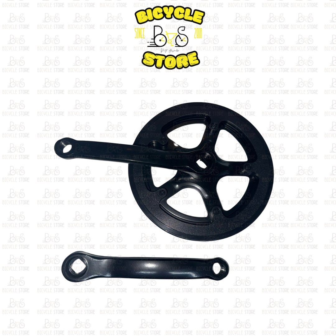 GUARNITURA RKS BICICLETTA ELETTRICA CON PARACATENA INCLUSO DI PROTEZIONE 152mm