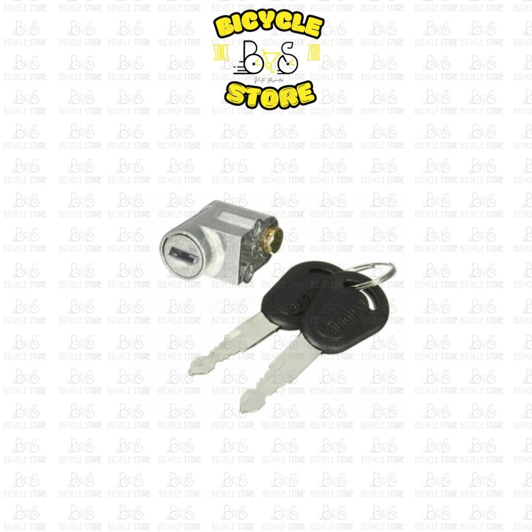 CILINDRETTO CON CHIAVE BICICLETTE ELETTRICA BATTERIA LOCK