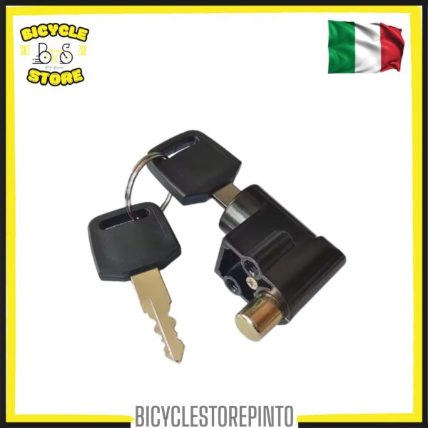 Cilindretto con Chiave per Blocco Batteria Bicicletta Elettrica – Battery Lock con 2 Chiavi