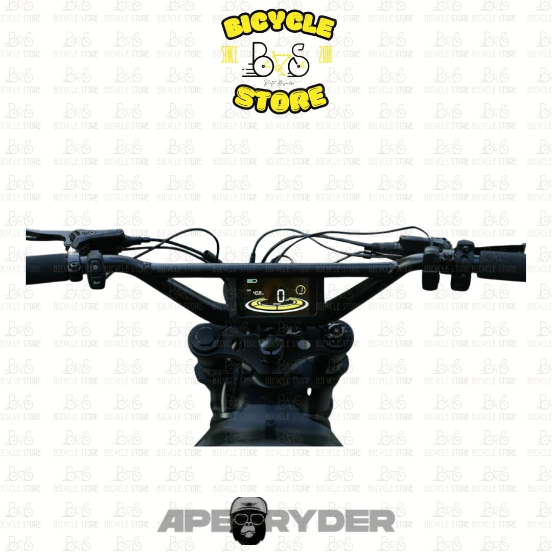 BICICLETTA ELETTRICA FATBIKE APERYDER GIBBON 250W 48V 20AH BLACK - immagine 9