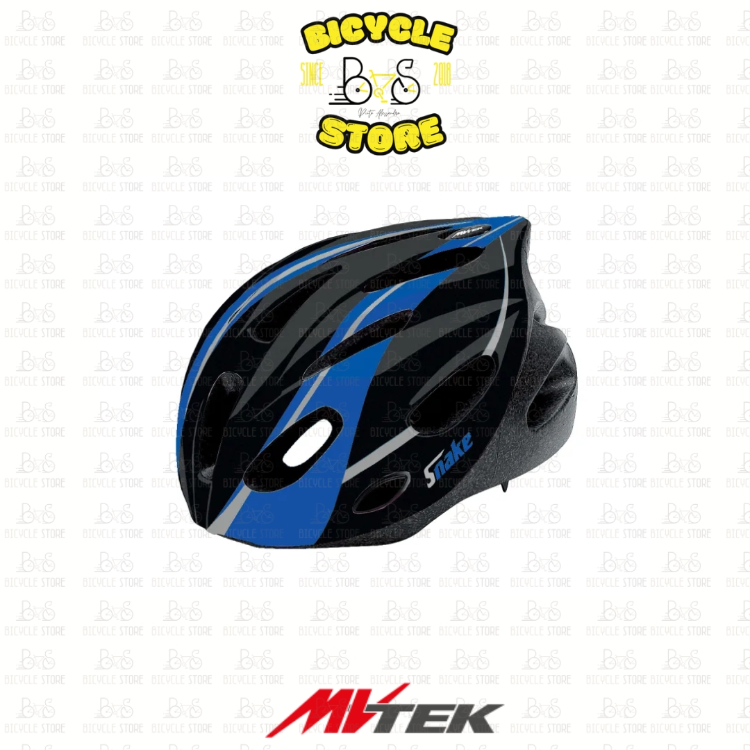 Casco SNAKE II Nero/Blu - Taglia Unica (53/56cm)