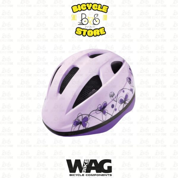 CASCO EARLY RIDER - S (52-56 CM), FLOWERS, VIOLA