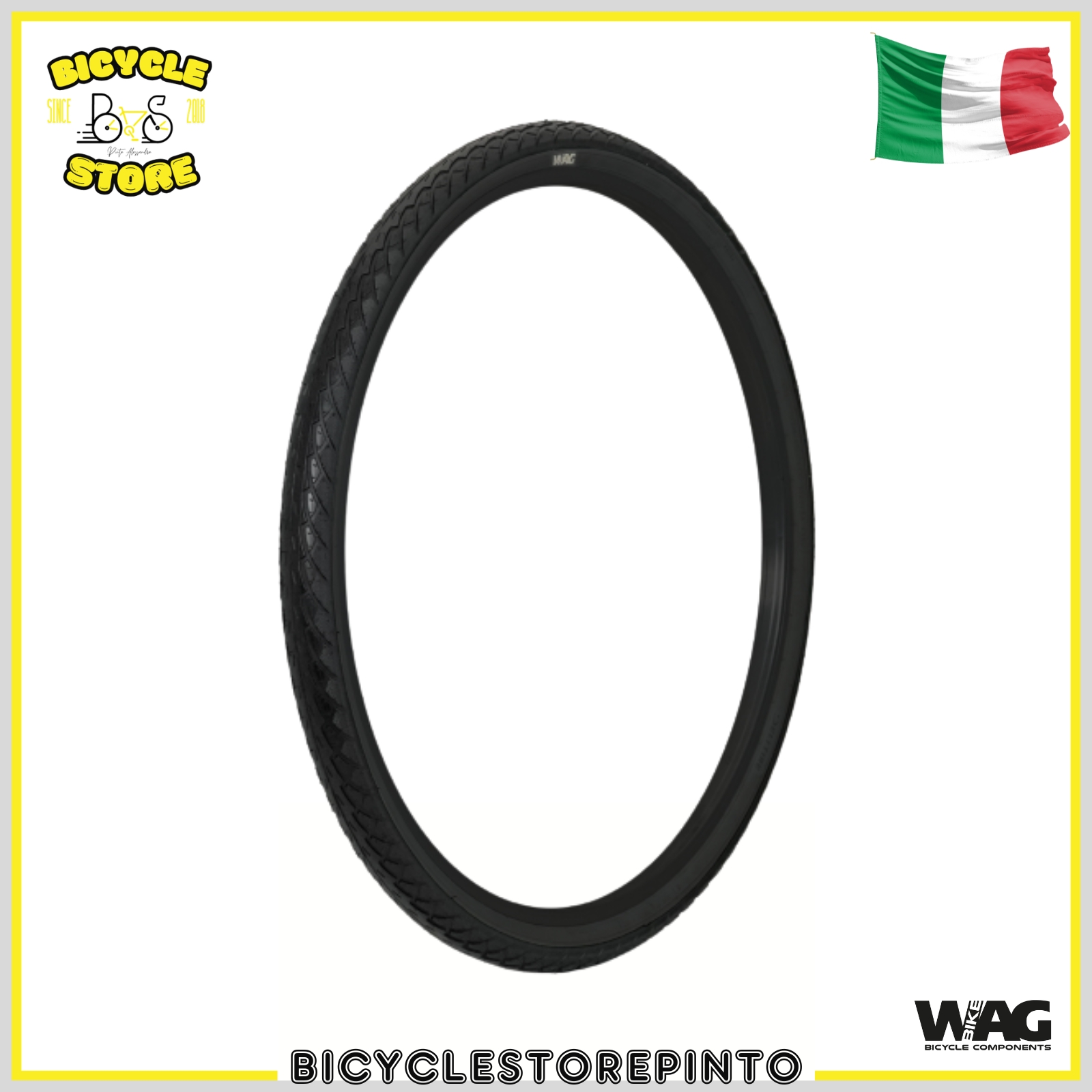 COPERTONE SA206 CITY - 12X1.75, NERO, RIGIDO