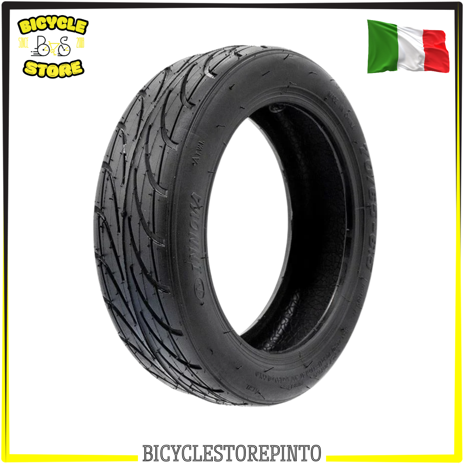 Pneumatico INNOVA Tubeless 70/65-6.5 – 10x3" per Monopattino Elettrico, Nero, Compatibile Ninebot, Dualtron, SmartGyro