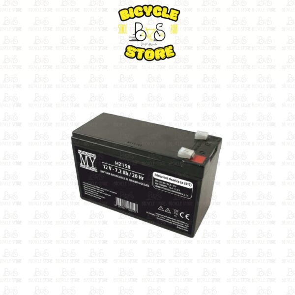 Batteria ricaricabile al piombo 12V 7,2Ah - 151x65x94mm conf 10 pz - fast 4,8