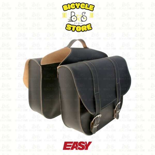 BORSA PORTAPACCHI BISACCIA ECOPELLE - NERO