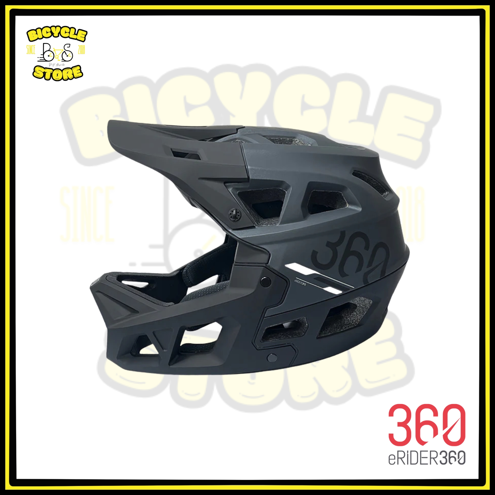 CASCO INTEGRALE MONOPATTINO ELETTRICO Sport nero / L