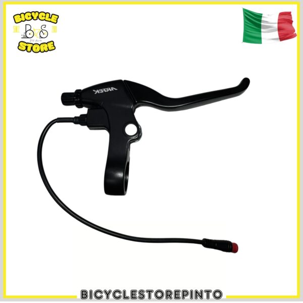 Leva Freno eBike ARTEK con Sensore Stacco Motore – Alluminio 3 Dita Destra