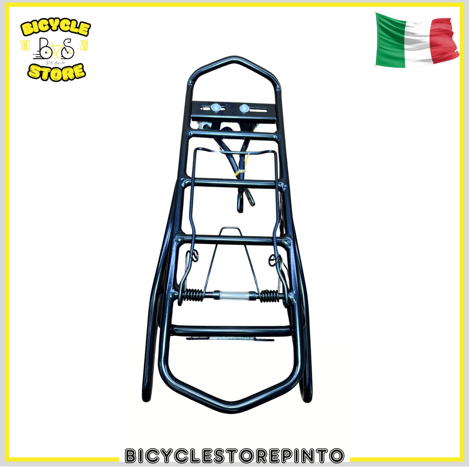 Portapacchi Posteriore Regolabile per eBike 20"–29" in Acciaio – Compatibile Freno a Disco - immagine 4