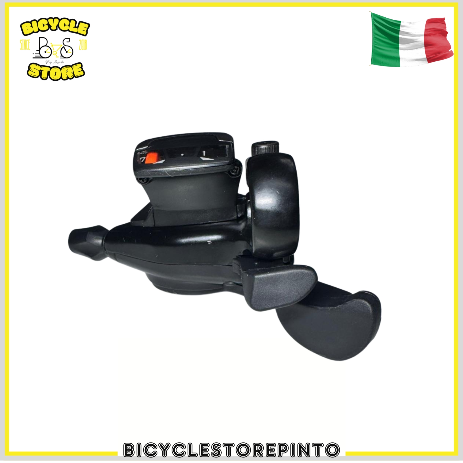 Comando Cambio DLM 403 7V Destro Compatibile Shimano – Collarino con Display Nero - immagine 3