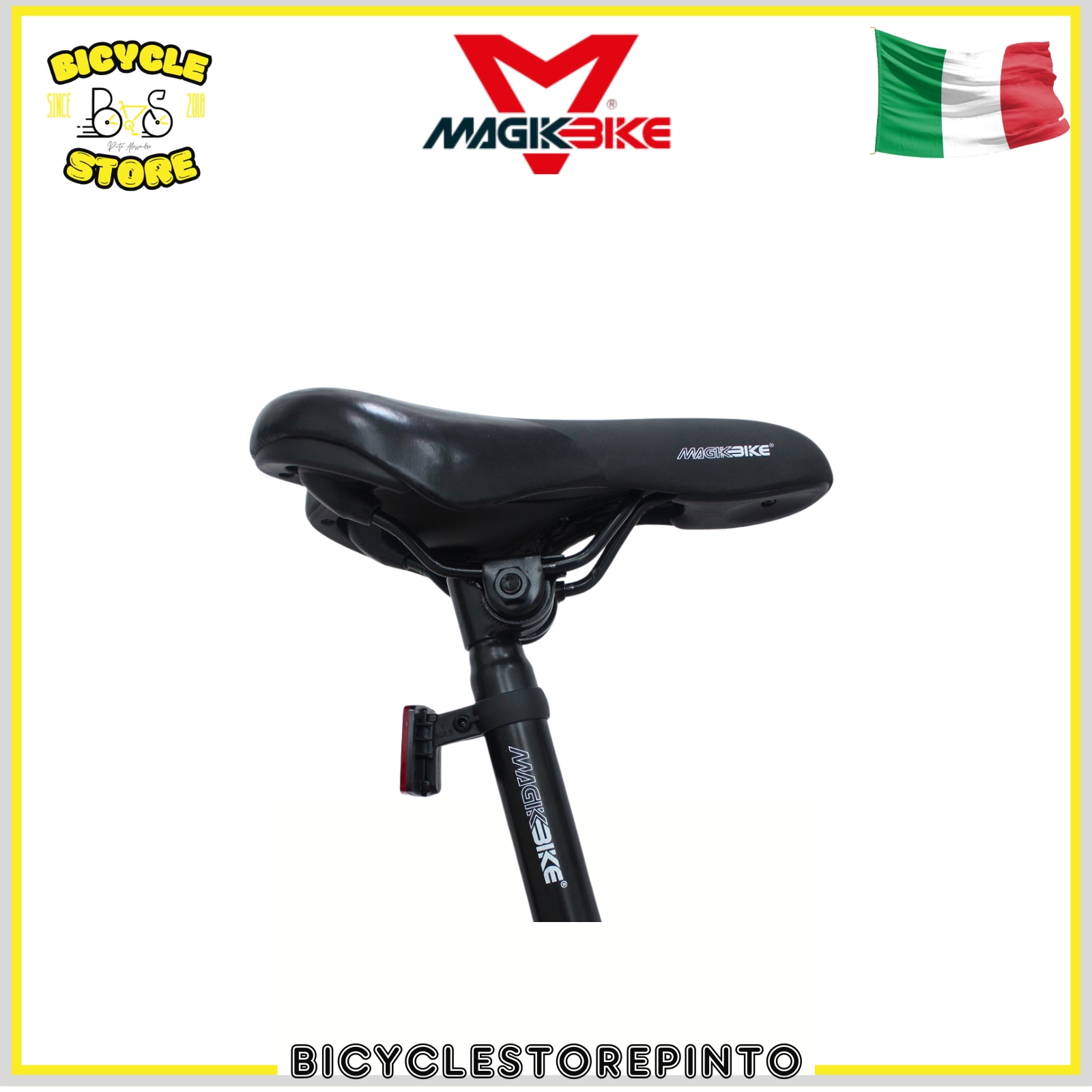Bicicletta Bambina MTB Full Bianco/Rosa MAGIKBIKE 24" 21V – Doppia Ammortizzata con Freni a Disco - immagine 4