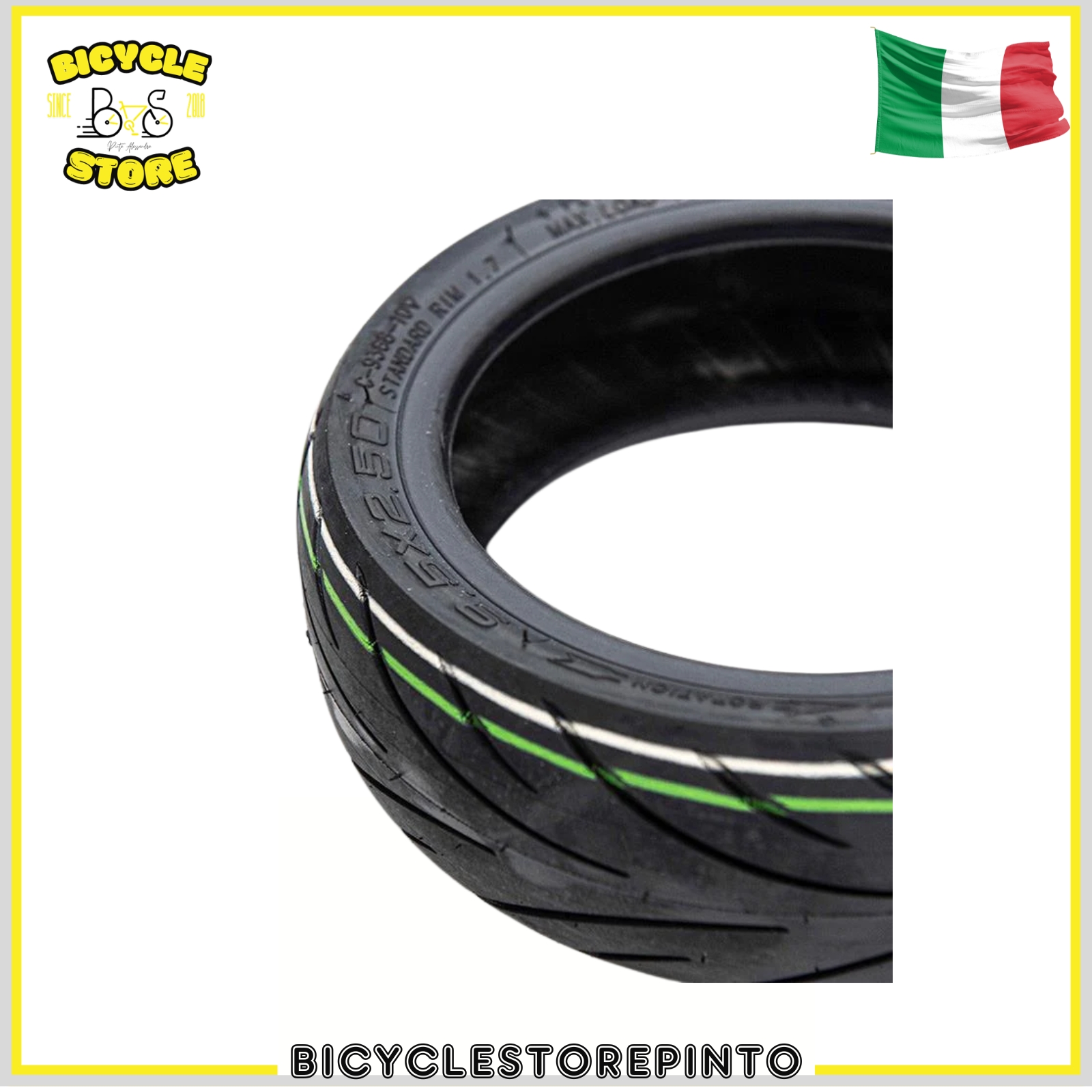 Pneumatico Tubeless CST 9,5x2,5-6,1 Nero – Per Monopattini Xiaomi e NIU - immagine 5