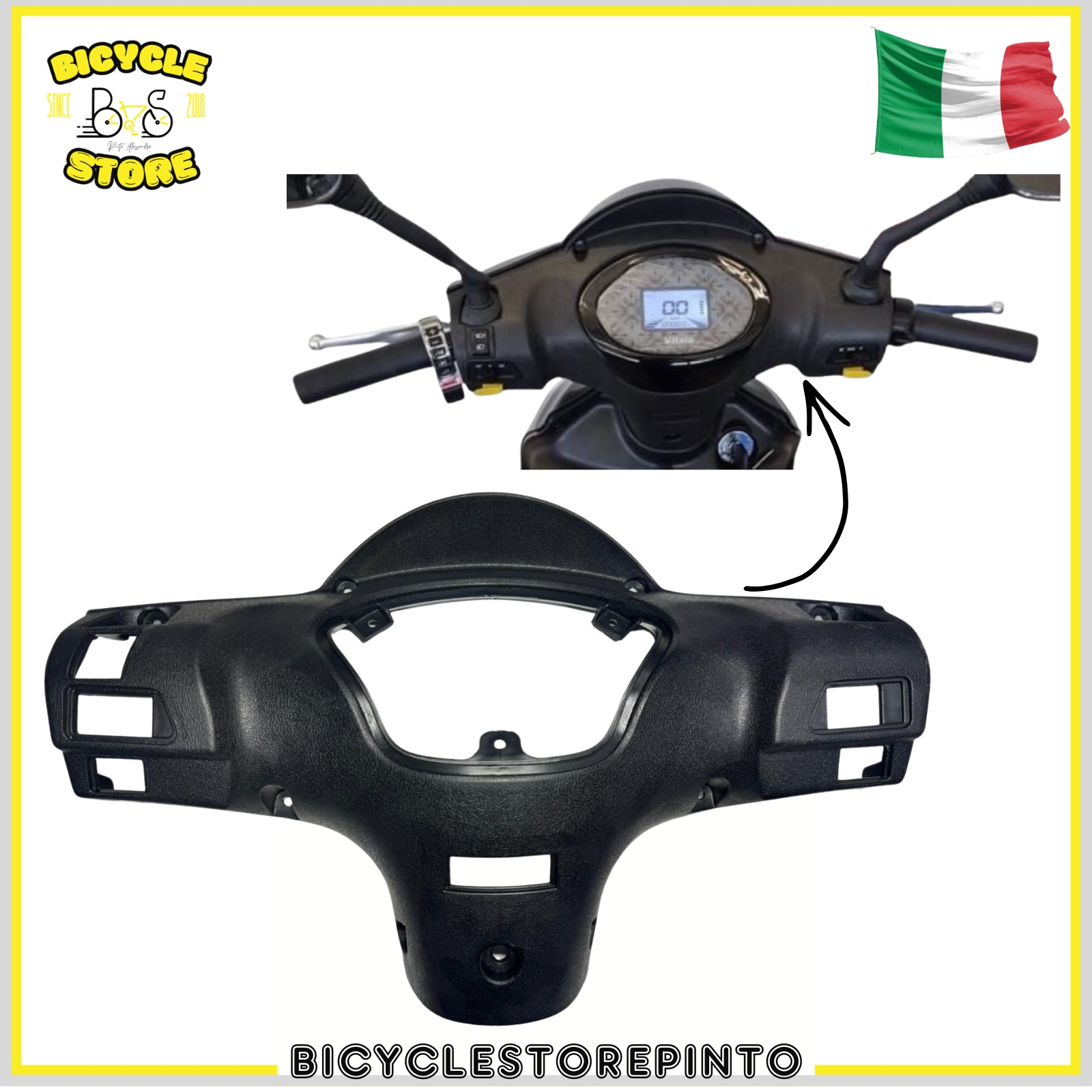 Carter Contachilometri per Scooter Elettrico – Cover Plastica Cruscotto