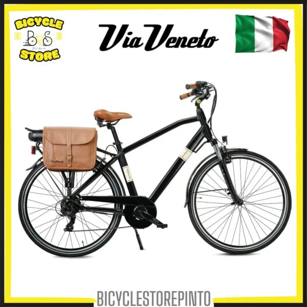 Bicicletta Elettrica VIA VENETO CLASSIC E-BIKE 28" BAFANG 36V 13Ah