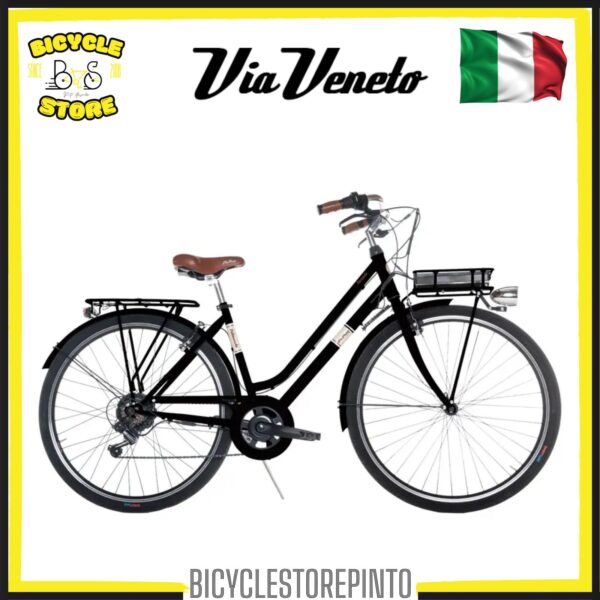 Bicicletta Elettrica VIA VENETO INCANTO 28" Lady – Batteria Samsung 36V 11.6Ah