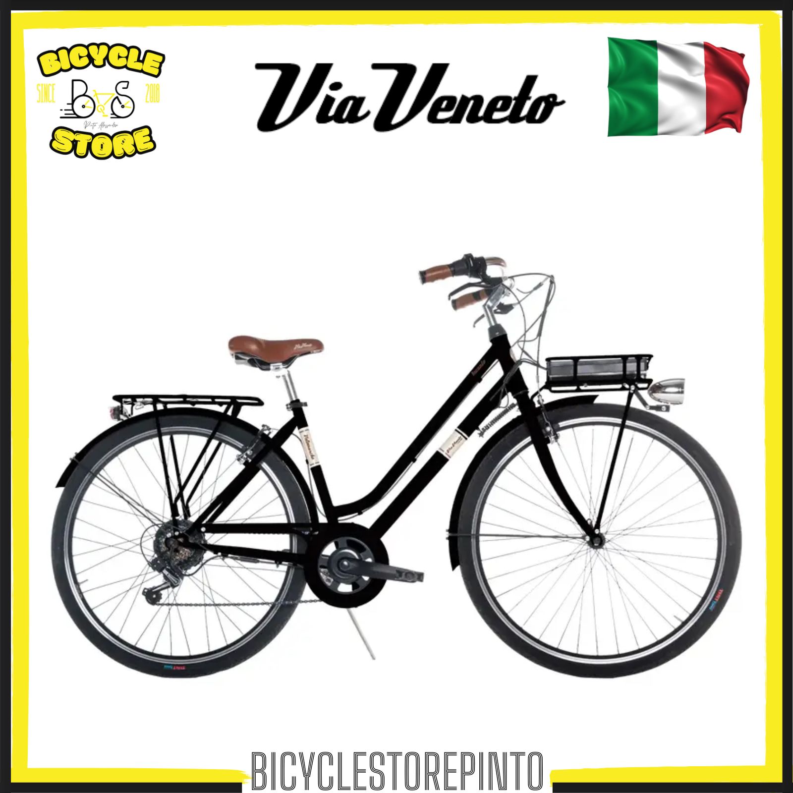 Bicicletta Elettrica VIA VENETO INCANTO 28" Lady – Batteria Samsung 36V 11.6Ah