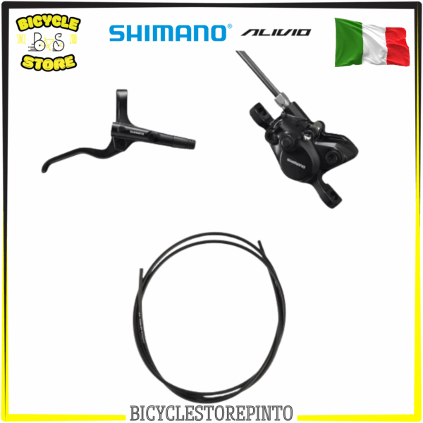 Freno a Disco Idraulico SHIMANO ALIVIO MT201 Post Mount – Posteriore, Leva Destra, 2 Pistoni