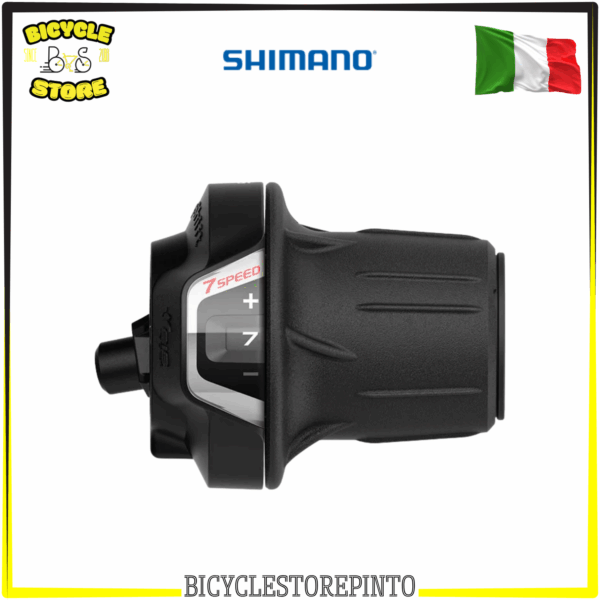 Comando Cambio Destro Shimano REVOSHIFT RV300 7 Velocità – Cavo 2500 mm OEM